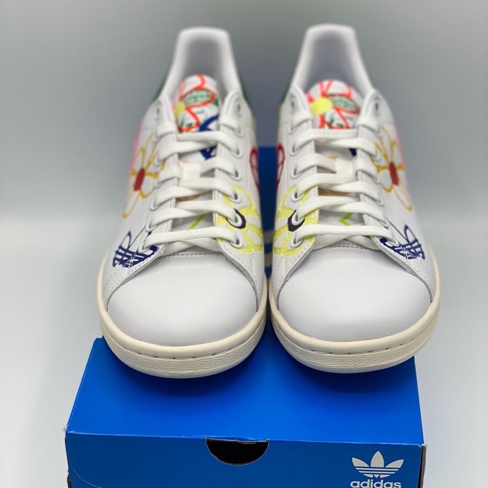 Adidas White Doodle Stan Smith